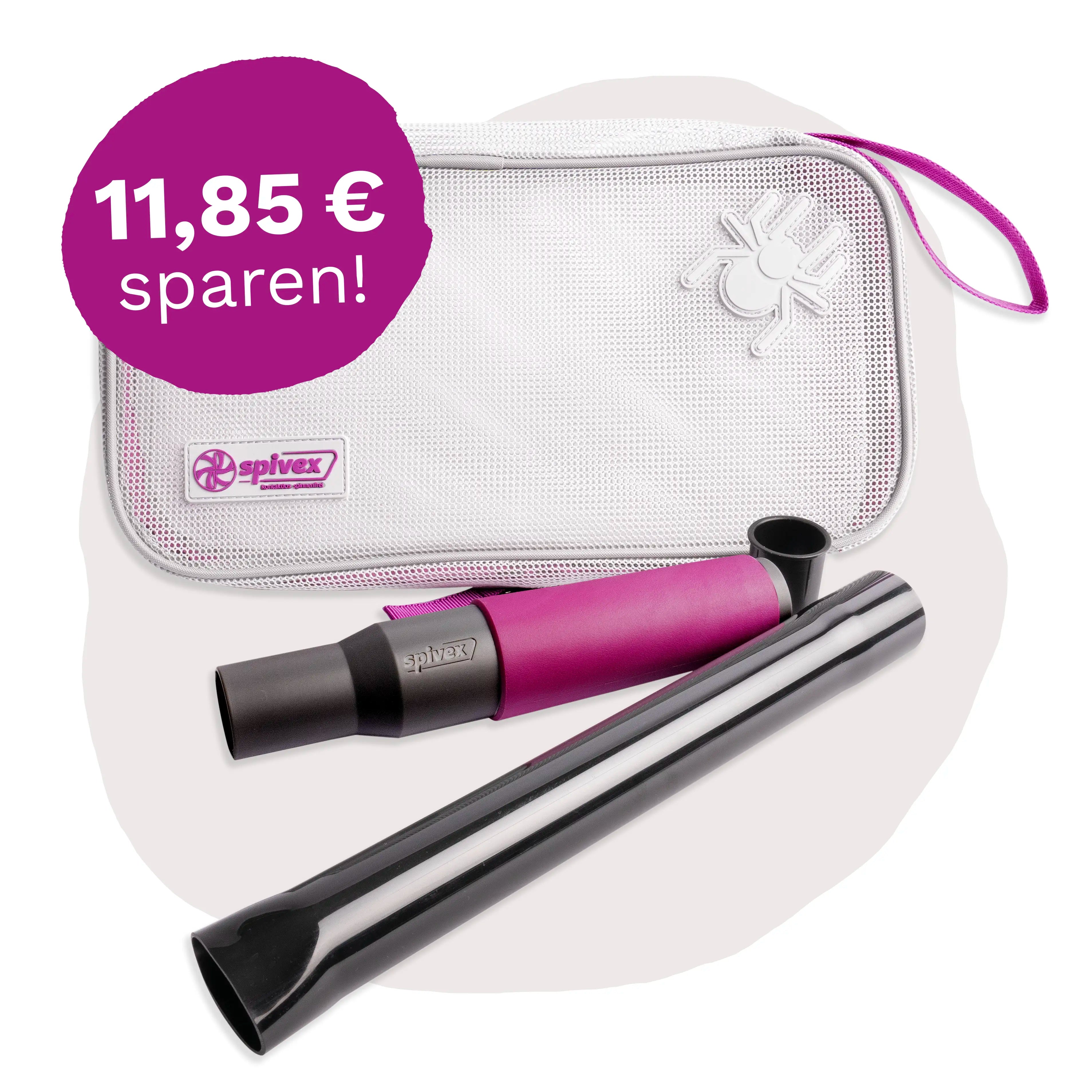 Vorteils-Paket Basis – Spivex mit Adapter, Ansatzrohr & Aufbewahrungstasche