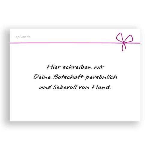 Geschenkkarte / Motiv(1) inkl. Personalisierung